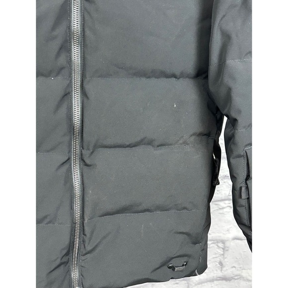 Spyder Kids Size 18 Puffer Jacket Black Gray Full Zip‎ Hooded Winter Coat - Picture 5 of 13